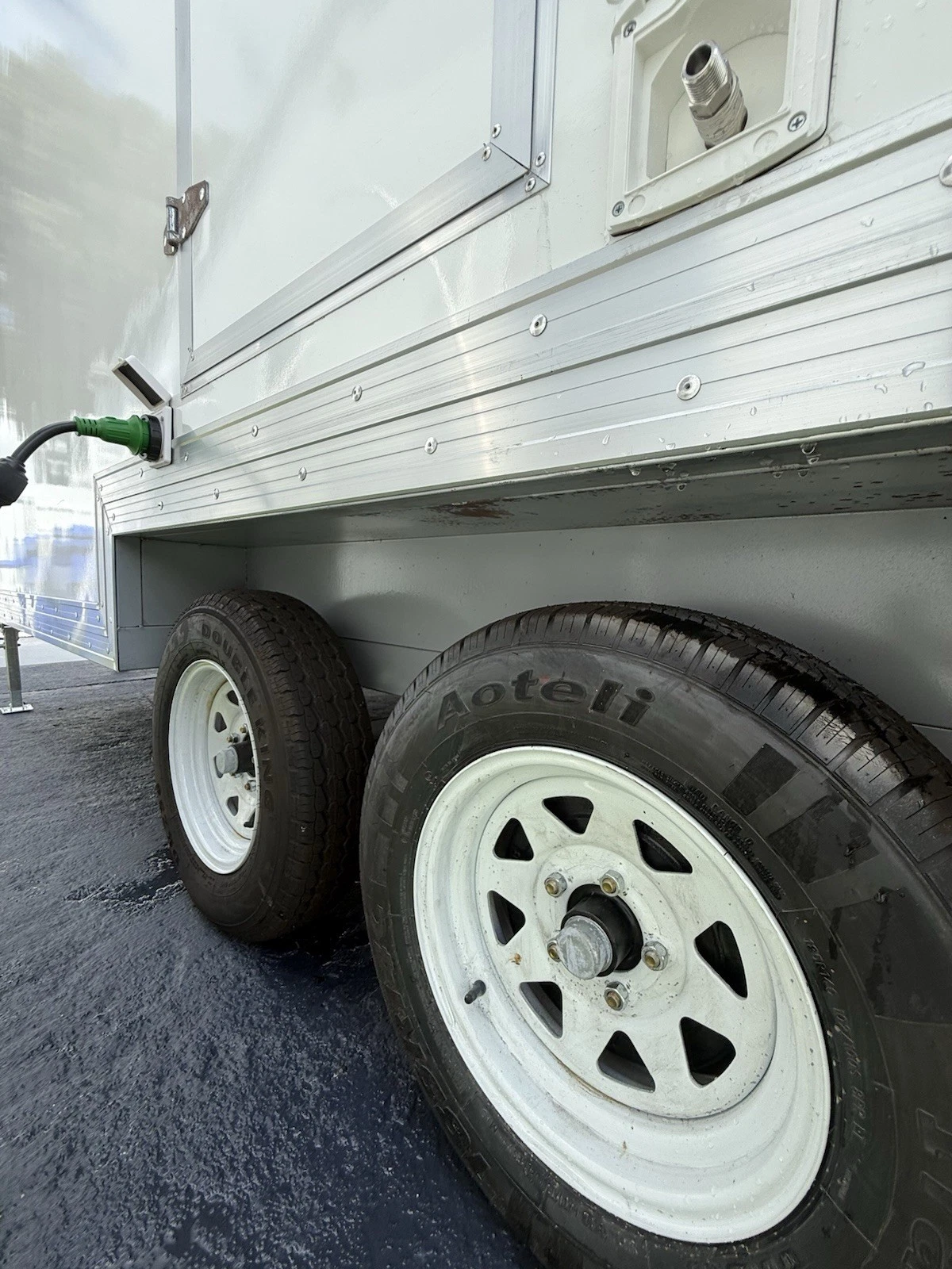 ADA-accessible luxury restroom trailer